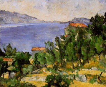  East Painting - The Bay of L Estaque from the East Paul Cezanne